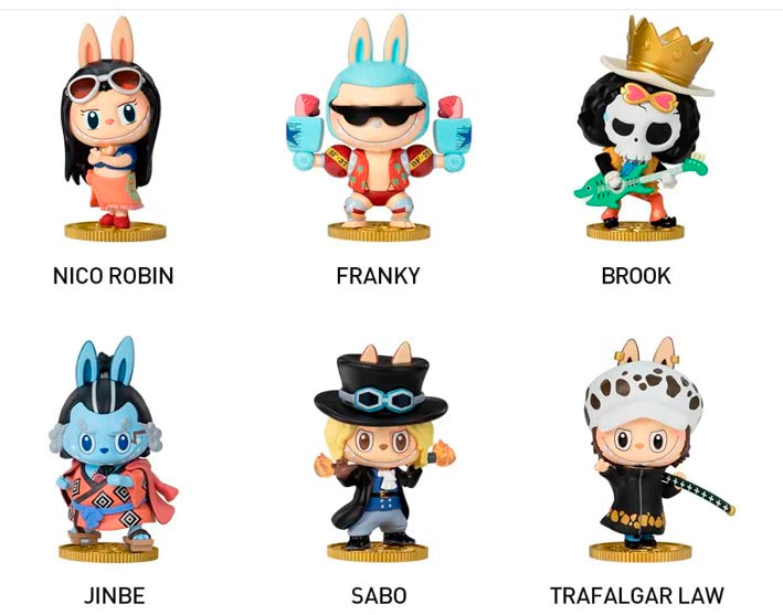 Figura sorpresa Labubu One piece