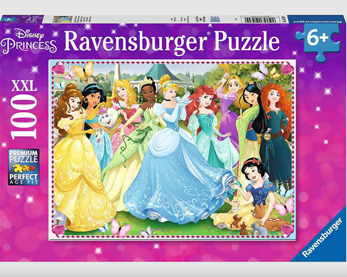 Rompecabezas de 100 Piezas XXL Ravensburger - Princesas Disney