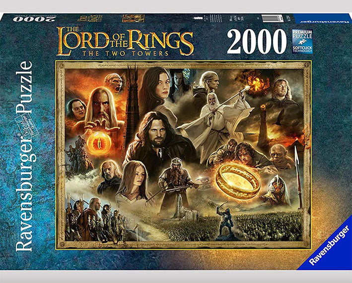 Rompecabezas de 2000 Piezas Ravensburger - El Señor de los Anillos - Las Dos Torres