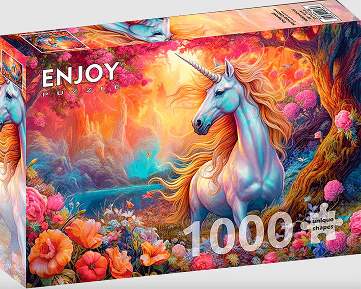 Rompecabezas de 1000 Piezas Marca Enjoy - Unicornio Encantado