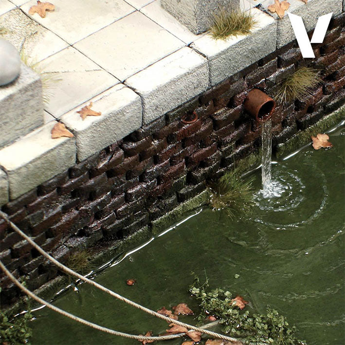 Texturas (Water Texture) - Vallejo Diorama FX 26.201 / 26.591 (Transparent Water) - Agua Transparente 200ml y 35ml