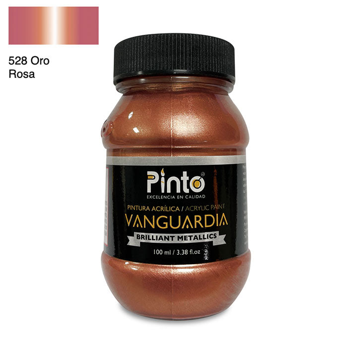 ACRÍLICA PINTO VANGUARDIA 528 - Oro Rosa (Metálica) 100ML