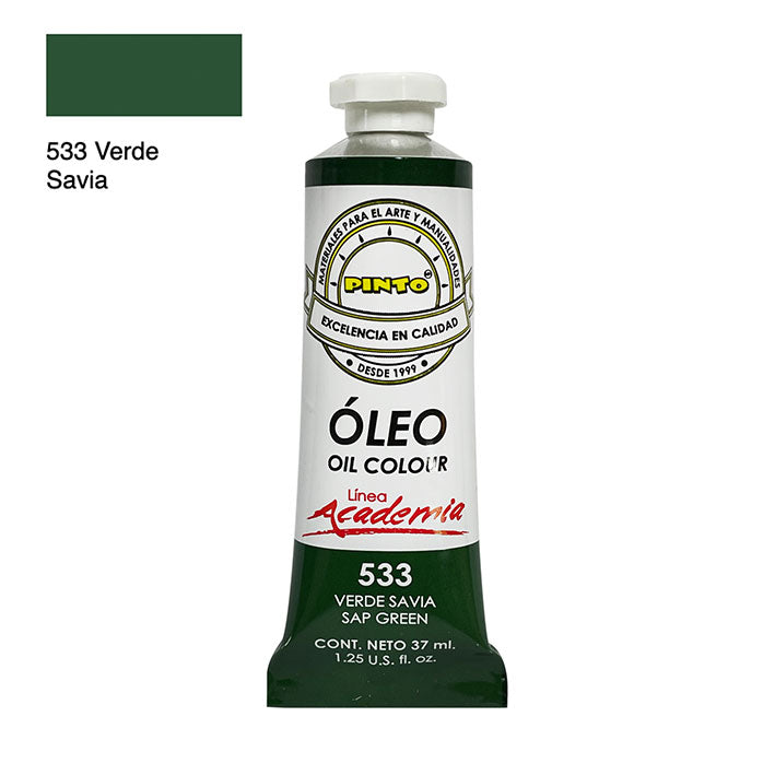 ÓLEO PINTO ACADEMIA 533 - Verde Savia 37ML