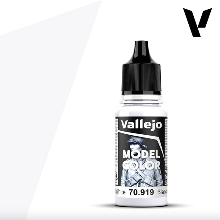 Pintura Acrílica - Vallejo Model Color 70.919 (Cold White) - Blanco Frío 18ml