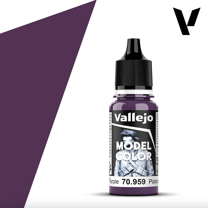 Pintura Acrílica - Vallejo Model Color 70.959 (Purple) - Púrpura 18ml