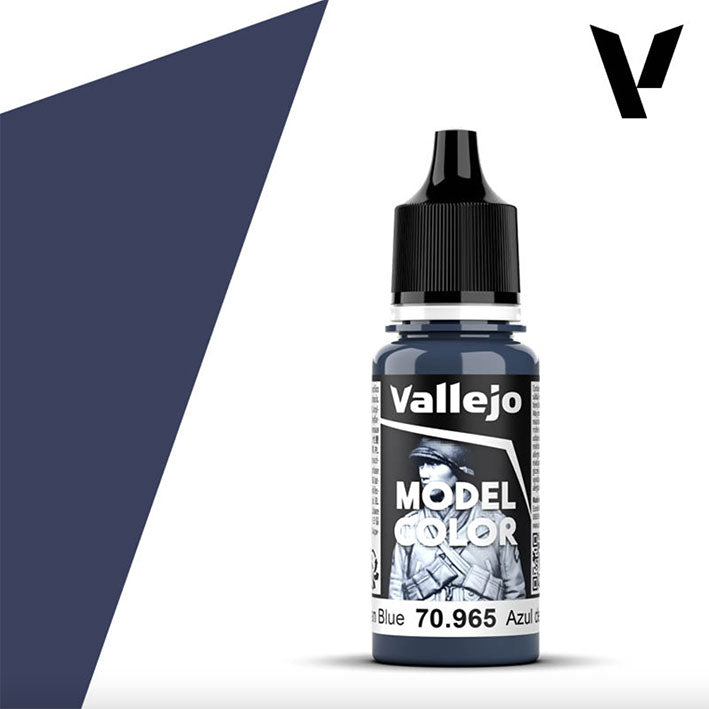 Pintura Acrílica - Vallejo Model Color 70.965 (Prussian Blue) - Azul de Prusia 18ml