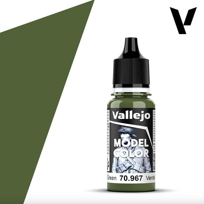 Pintura Acrílica - Vallejo Model Color 70.967 (Olive Green) - Verde Oliva 18ml