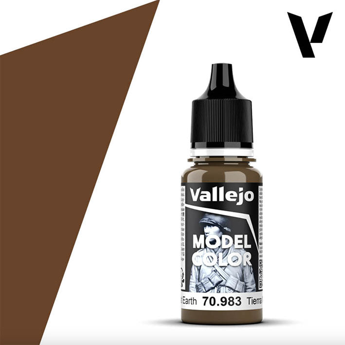 Pintura Acrílica - Vallejo Model Color 70.983 (Flat Earth) - Tierra Mate 18ml