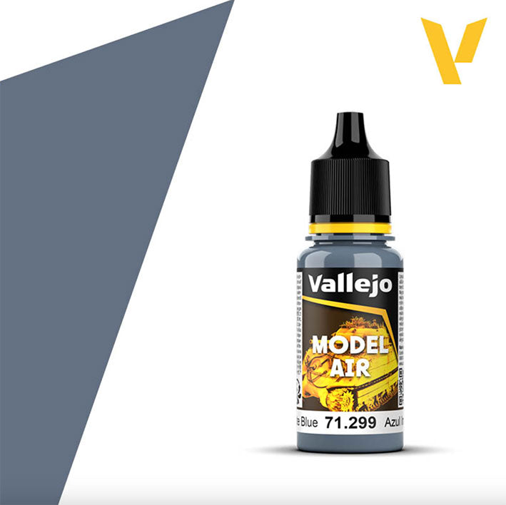 Pintura Acrílica - Vallejo Model Air 71.299 (Intermedate Blue) - Azul Intermedio 18ml
