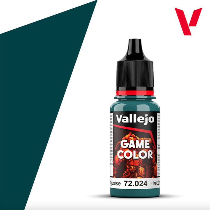 Pintura Acrílica - Vallejo Game Color 72.024 (Turquoise) - Halcón Milenario 18ml