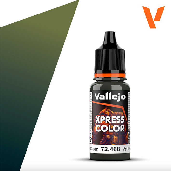Pintura Acrílica - Vallejo Xpress Color 72.468 (Commando Green) - Verde Comando 18ml