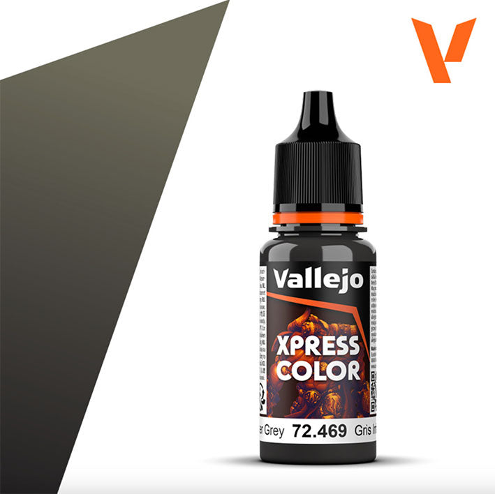 Pintura Acrílica - Vallejo Xpress Color 72.469 (Infantry Grey) - Gris Infantería 18ml