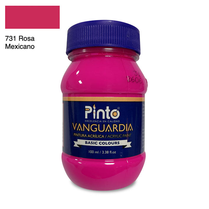 ACRÍLICA PINTO VANGUARDIA 731 - Rosa Mexicano 100ML