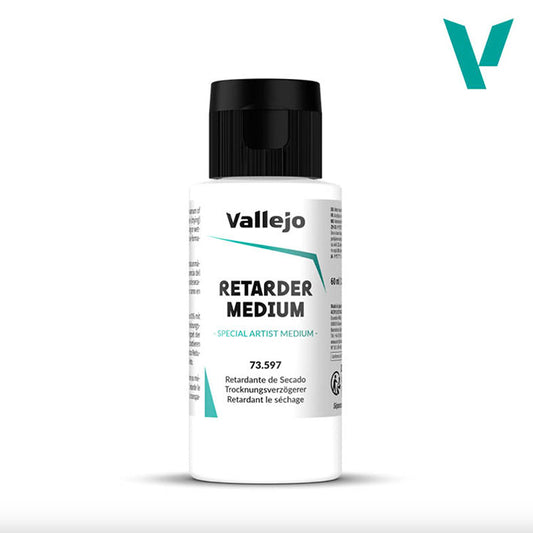 Vallejo - Retardante de Secado Acrílico (Base Agua) - Retarder Medium - (Varios tamaños)