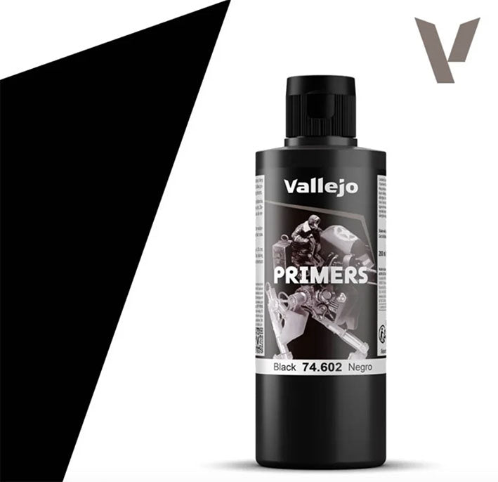 Primer - Vallejo Surface Primer Black - Imprimación Acrílica Negro - (Varios tamaños)
