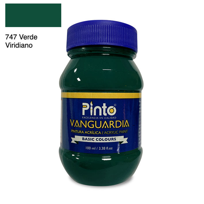 ACRÍLICA PINTO VANGUARDIA 747 - Verde Viridiano 100ML