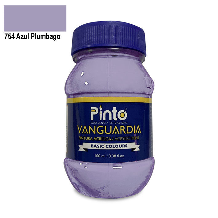 ACRÍLICA PINTO VANGUARDIA 754 - Azul Plumbago 100ML