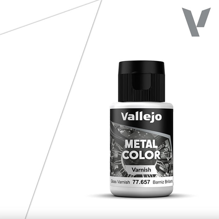 Barniz Acrílico - Vallejo Gloss Metal Varnish - Barniz Brillante - (Varios tamaños)