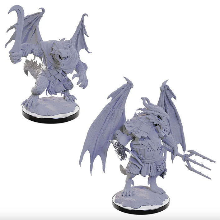 Miniatura SIN PINTAR - WizKids - D&D Nolzur's - Draconian Mage & Foot Miniatura SIN PINTAR - WizKids - D&D Nolzur's - Draconian Mage & Foot