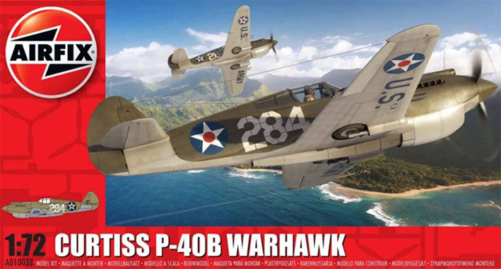 Modelo a escala 1/72 para armar: Curtiss P-40B Warhawk