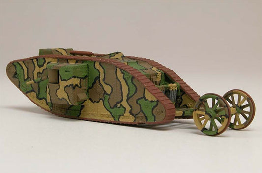 Modelo a escala 1/76 para armar: WWI Male Tank Mk.I