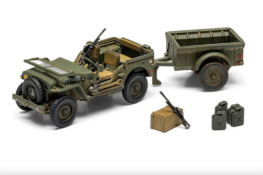 Modelo a escala 1/72 para armar: Hanging Gift Set - Willys MB Jeep