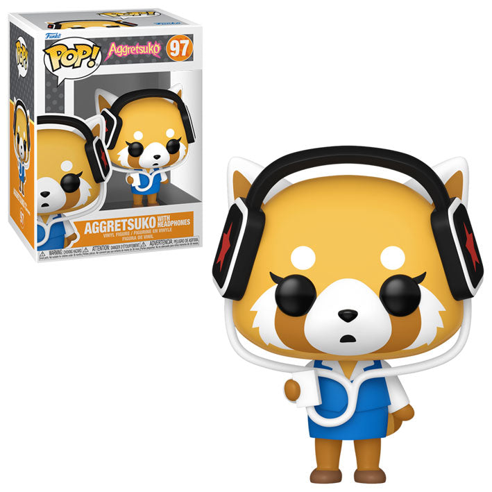 Funko Pop Sanrio: Aggretsuko - Retsuko con Audifonos