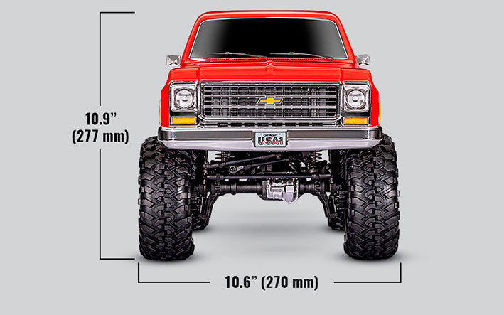 Auto Radio Control - TRAXXAS - Chevrolet CHEYENNE (Rojo) Escala 1/10