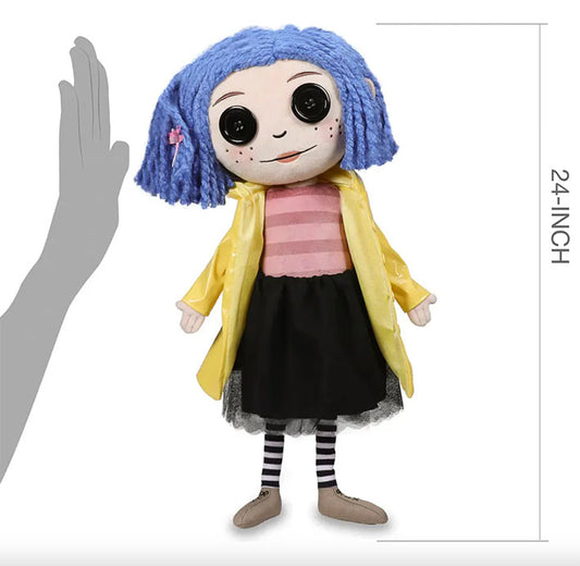 NECA - Coraline - Coraline Premium Plush Doll in Gift Box 24"