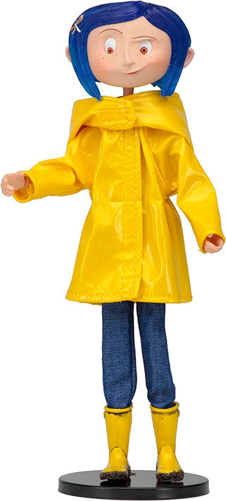 NECA - Bendy Fashion Doll - Coraline con Impermeable