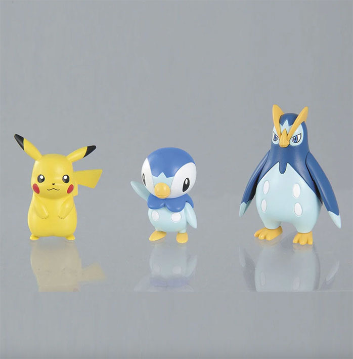 Bandai Model Kit - Pokemon - Empoleon Evolution Set