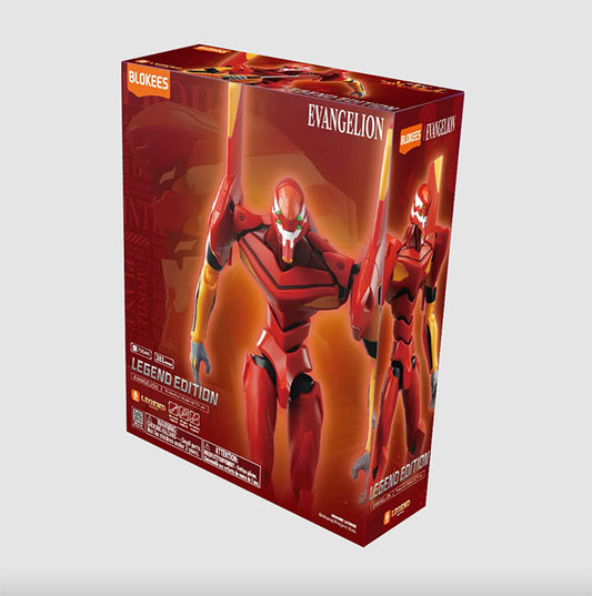 Blokees Figura Armable de Evangelion: Legend Edition - Evangelion Production Model-02 TV ver.