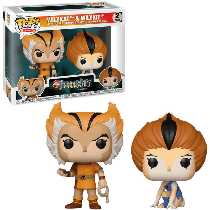 Funko Pop Animation: ThunderCats - Wilykat y Wilykit 2 Pack