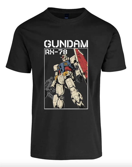 Playera para Caballero: Gundam RX78 (2) - 100% Algodón Peinado - (Diferentes Tallas)