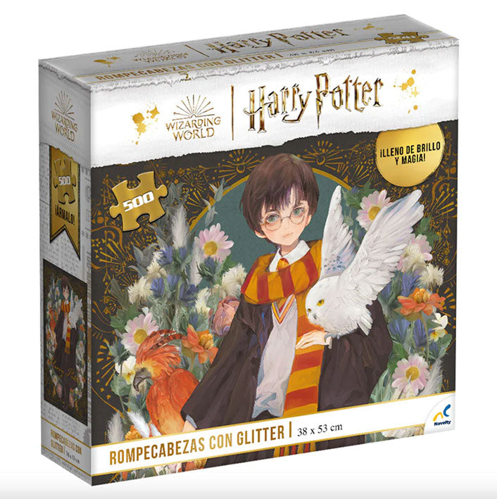 ROMPECABEZAS 500 PIEZAS NOVELTY: HARRY POTTER Glitter