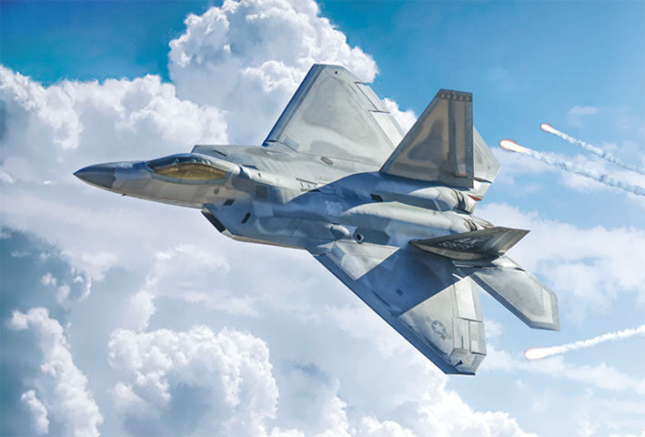 Modelo a escala 1/48 para armar: F-22 A Raptor