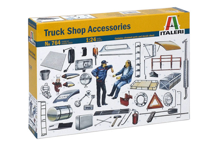 Modelo a escala 1/24 para armar: Truck Shop Accessories