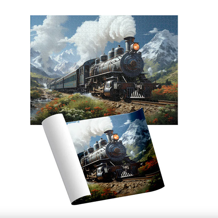 ROMPECABEZAS 1000 PIEZAS NOVELTY: Viaje en el Tiempo (Tren)