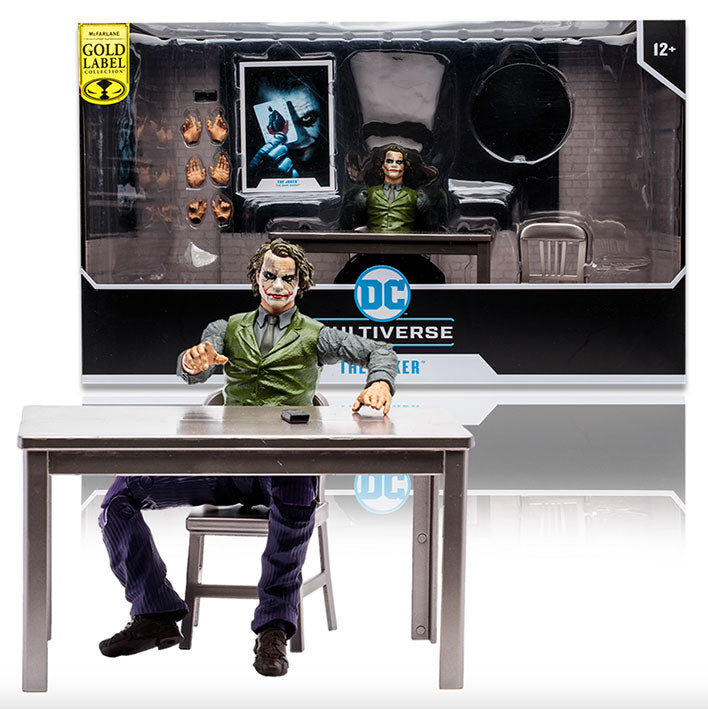 MCFARLANE: DC The Dark Knight - The Joker Interrogation Room Gold Label 7"