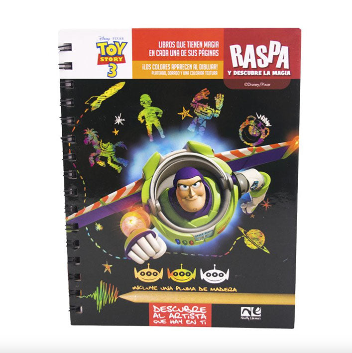Libro de Dibujo - Descubre Dibuja Y Diviértete Toy Story 3