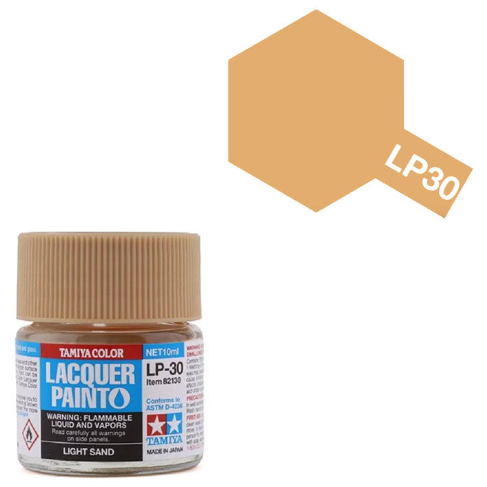 Pintura Laca - Tamiya LP30 (Light Sand) - Arena Clara 10ml
