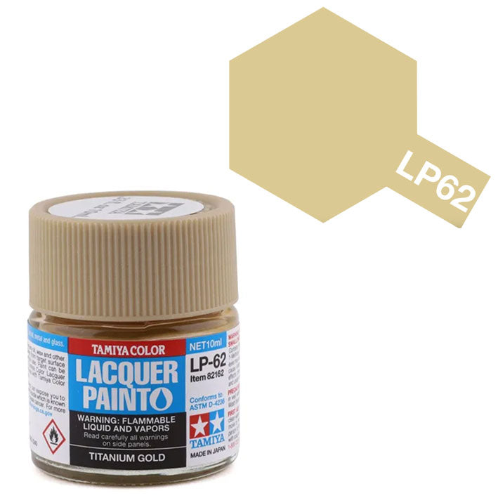 Pintura Laca - Tamiya LP62 (Titanium Gold) - Oro Titanio 10ml