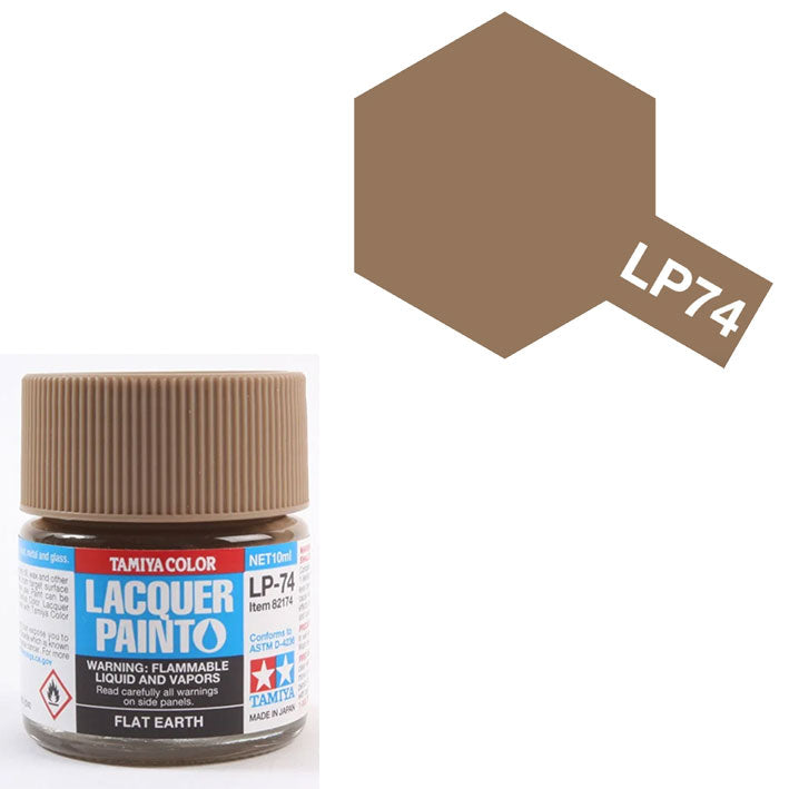 Pintura Laca - Tamiya LP74 (Flat Earth) - Tierra Mate 10ml