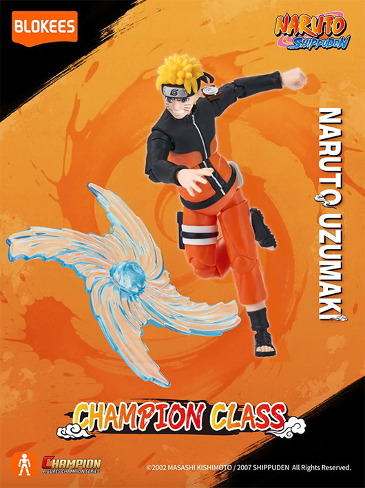Blokees Figura Armable Naruto Konoha Miki Man: Champion Class - Naruto Uzumaki