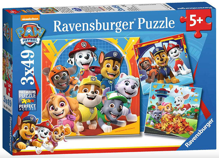 3 Rompecabezas de 49 Piezas Ravensburger - Paw Control – Just Yelp for Help