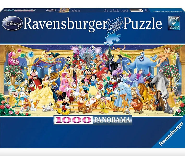 Rompecabezas de 1000 Piezas Ravensburger - Foto Grupal Disney Panorama