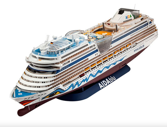 Modelo a escala 1/400 para armar: Crucero AIDA (AIDAblu, sol, mar o stella)