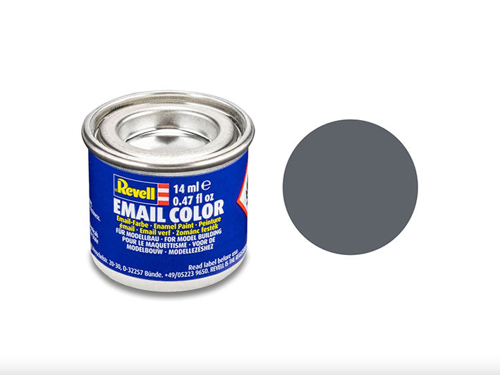 Pintura Esmalte - Revell #74 (Flat Gunship Grey) - Cañonero Gris Mate 14ml