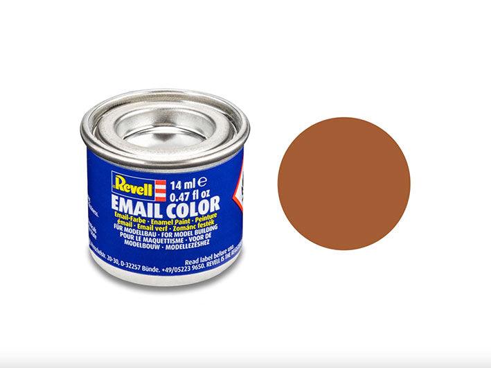 Pintura Esmalte - Revell #85 (Flat Brown) - Marrón Mate 14ml