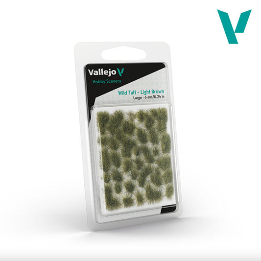 Wild Tuft (Arbusto Salvaje) - Vallejo Hobby Scenery SC418 Light Brown - Marrón Claro